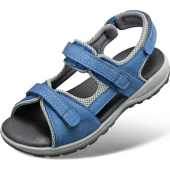 Dámská zdravotní obuv Dámské kožené sandály, měkké, pohodlné, komfortní, elastické, lehké, prodyšné, odpružené, potěšení na boso, modrá: 36