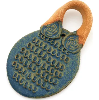 Struhadlo keramické struhadlo na česnek - modré (ruční výroba)