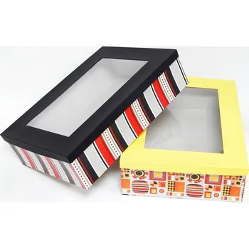 Studio 1+1 Krabice dárková SL 390x280x100 s průzorem, papír 2631