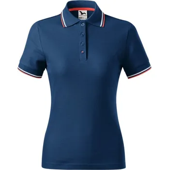 MALFINI Polokošile Focus 233, krátký rukáv, dámská MAL-2338714 M Modrá půlnoční