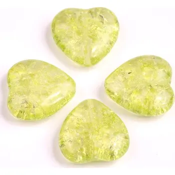 Dětské navlékací korálky Korálky srdíčka č.3921 (15x16mm)