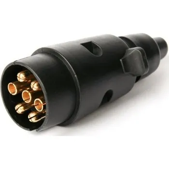 Zástrčka - vidlice 7 pól 12V plastová MULTIPA