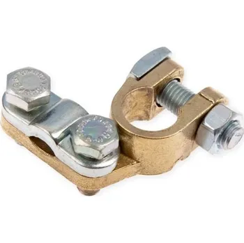 Autobaterie Bateriová svorka mosaz úzký pól minus