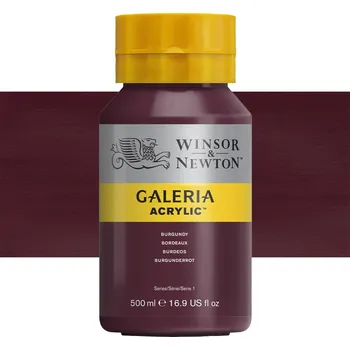Vodová barva Akrylová barva Winsor & Newton 500ml - Burgundy