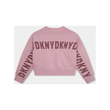 Dámská mikina DKNY Mikina D35T00 D Růžová Regular Fit 14Y