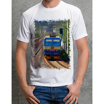 Pánské tričko tričko s lokomotivou 362 118-2 3XL