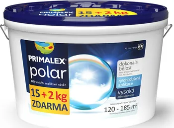 Interiérová barva Primalex Polar 17 kg sněhobílá