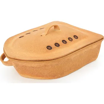 Nádoba na pečení pekáč s poklicí - kameninový pekáč (ruční výroba)