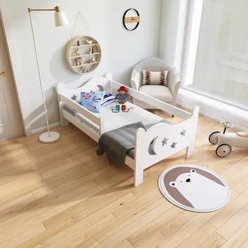 Dětská postel STA Postel Bohoušek 160 x 80 cm - barva Bílá + rošt