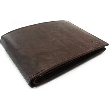 Peněženka Tmavě hnědá pánská kožená peněženka Stephan
