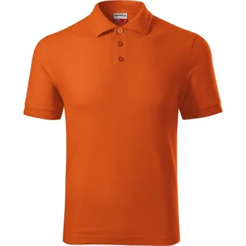 Pánské tričko RIMECK Polokošile Reserve R22, krátký rukáv, pánská MAL-R221113 S Oranžová