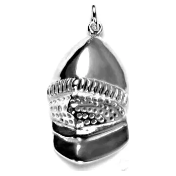 Přívěsek Stříbrný přívěsek rytířská přilba - P225 (Stříbrná přilba přívěsek)