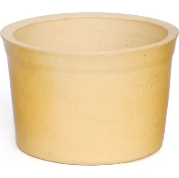 Květináč květináč kameninový prům. 13cm světlý (ruční výroba)