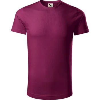 Pánské tričko MALFINI Tričko Origin (GOTS) 171, krátký rukáv, pánské MAL-1714315 L Fuchsia