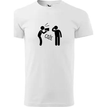 Pánské tričko Pánské tričko - Cože Barva: Bílá, Velikost: 2XL