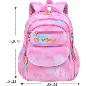 Ortopedický voděodolný školní batoh - Růže