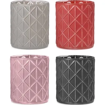 Svícen Svícen sklo 85x100 mm na maxi čajovou svíčku, mix barev