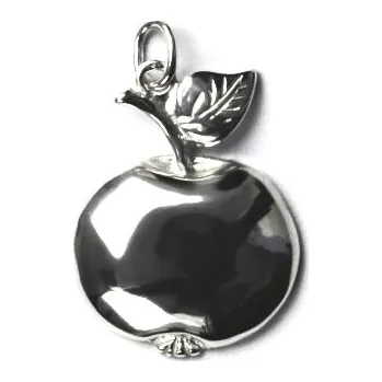Přívěsek Stříbrný přívěsek jablko - P212 (Stříbrný přívěsek ovoce jablíčko)