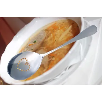 Svatební dekorace SV Děrovaná svatební lžíce