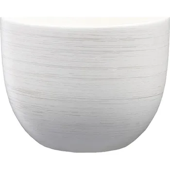 Obal na květináč Obal na květník PURKYNĚ WHITE keramický matný d16x13cm