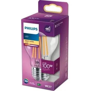 Žárovka Philips LED classic 100W E27 WW A60 CL NDRFSRT4