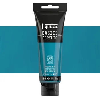 Výtvarná barva Akrylová barva Liquitex Basics - Turquoise Blue Balení: 118 ml