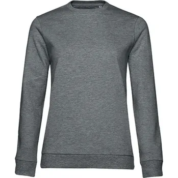 Dámská mikina B&amp;C Dámská mikina přes hlavu WW02W Heather Mid Grey XXL