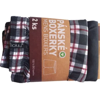 Trenýrky Pánské trenýrky Molvy 100% BIO Bavlna KP087 L