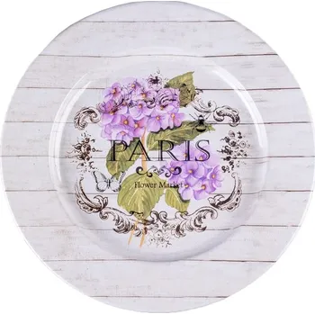 Plechový talíř Paris barevná 330x15mm
