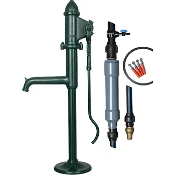 Čerpadlo Kovoplast & proStudnu Ruční pumpa Standard T, KOMPLET S MONTÁŽÍ 1. Zvolte barvu pumpy: TMAVĚ ZELENÁ (RAL 6009), 2. Zvolte hloubku studny: 3 m