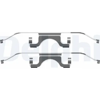 Brzdový systém Sada příslušenství obložení kotoučové brzdy DELPHI LX0503