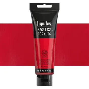 Výtvarná barva Akrylová barva Liquitex Basics - Naphthol Crimson Balení: 118 ml