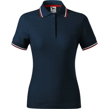 MALFINI Polokošile Focus 233, krátký rukáv, dámská MAL-2330214 M Modrá námořní
