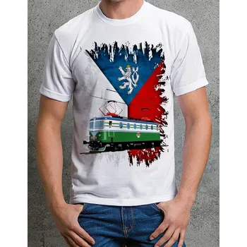 Pánské tričko tričko s lokomotivou č. 05 XL