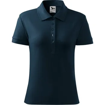 MALFINI Polokošile Cotton Heavy 216, krátký rukáv, dámská MAL-2160216 XL Modrá námořní