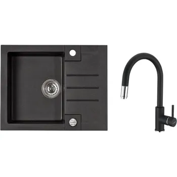 Granitový dřez SET ALVEUS ROCK 30/91 + BATERIE DELOS 91