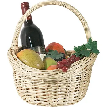 Servírovací stolek Košík ze světlého ratanu 340x280x160 mm | CONTACTO, 4868/340