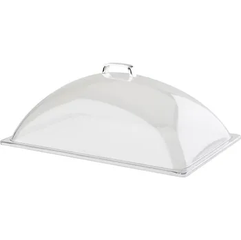 Nádoba na led Poklop obdélníkový, plastový 540x330x200 mm, průhledný | APS, 11026