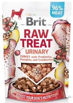 Pamlsek pro psa Brit Dog Raw Treat Urinary Turkey 40 g