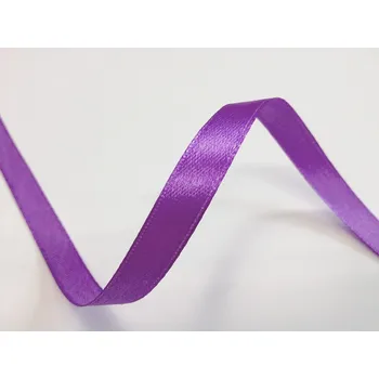 Stuha Fialové saténové stuhy - 22 m / 1,0 cm