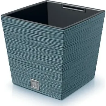 Zahrada PROSPERPLAST Květináč - FURU SQUARE LOW Rozměr: 30x30 cm, Barva: modrá