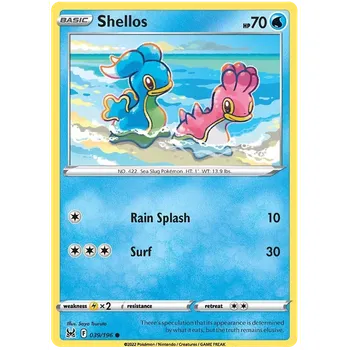 Karetní hra Pokémon TCG Shellos 039/196
