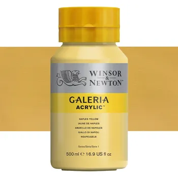 Výtvárné potřeby Akrylová barva Winsor & Newton 500ml - Naples Yellow