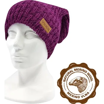 Čepice VOXX Čepice dámská pletená PREMACY z merino FUXIA uni 119025