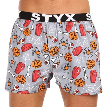 Trenýrky Pánské trenky Styx art sportovní guma Halloween rakve (B1752) L Možnost vrácení zboží ZDARMA do 120 dnů!