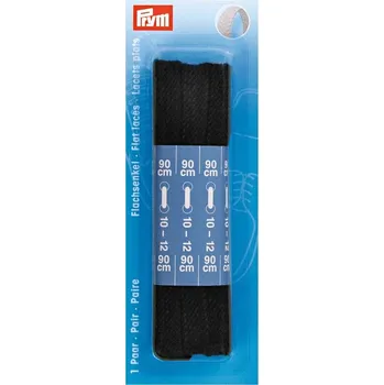 PRYM Ploché tkaničky 4 mm, 60 cm, černé