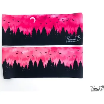 Čelenka HannahB dogwear Čelenka dogsports - V lese - růžová