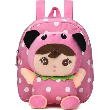 Dětský batoh Plyšový 3D batoh pro holčičky - C růžová