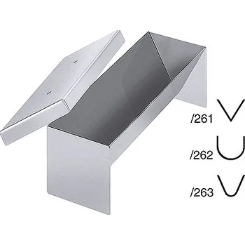 Nádoba na led Forma ve tvaru "V" na paštiku se zakuleaceým dnem 0,7 l | CONTACTO, 882/263