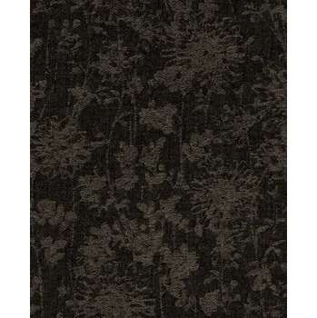 Tapeta Eijffinger Luxusní hnědo-černá vliesová tapeta s květinami, 333424, Emerald, Eijffinger, velikost 0,7 x 10 m